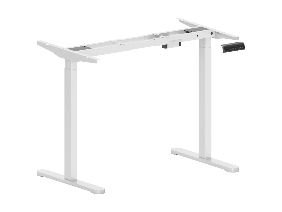 Estructura De Mesa Eléctrica, 2 Motores, 3 Memorias De Posición, Silenciosa, Blanca.