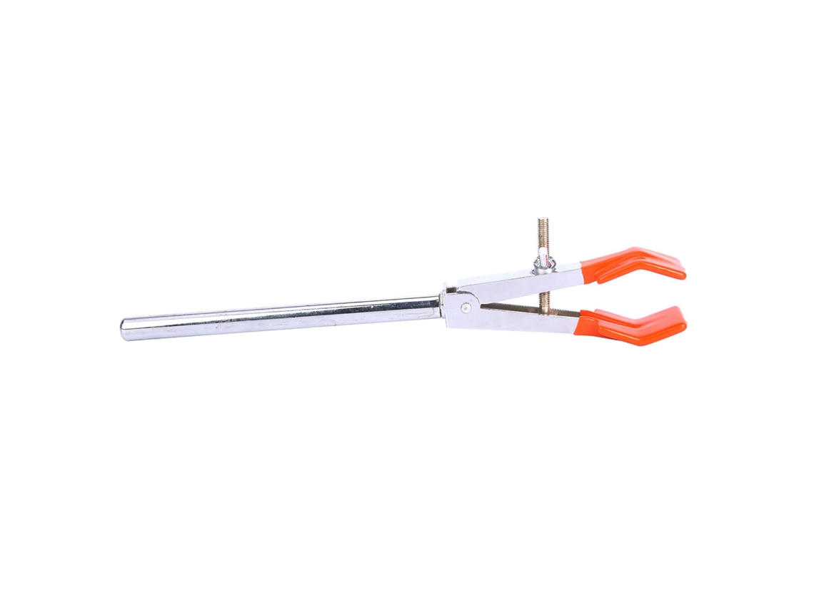 Pinza Para Frascos De Laboratorio Con Mango Largo, Multifuncional Para Experimentos Químicos, Acero Cincado.
