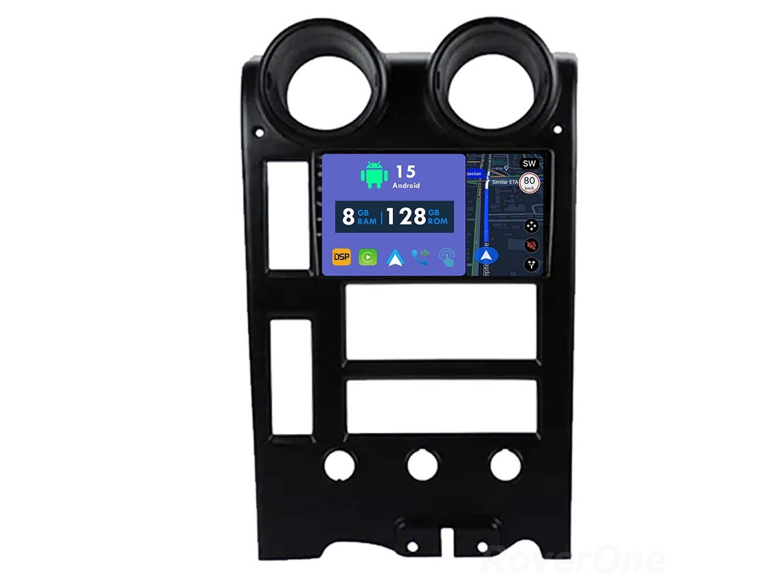 Coche Radio Android Auto Autoradio 8GB RAM 128G ROM CarPlay Navegación GPS Pantalla Táctil RoverOne para Hummer H2 2002 - 2007 