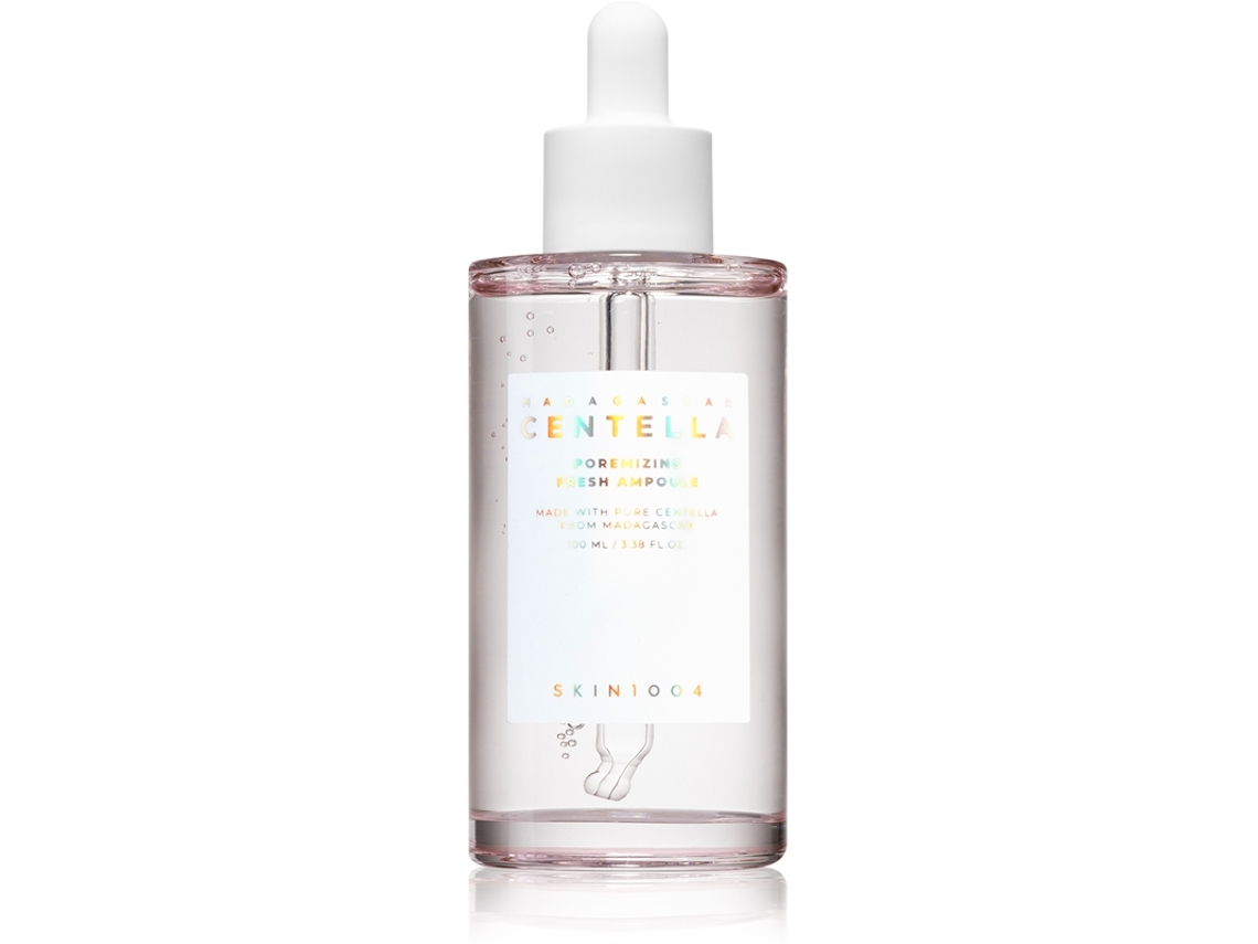 Suero desintoxicante con ampollas frescas y poremizantes de centella de Madagascar (100 ml) Skin1004