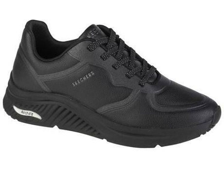 Botas SKECHERS Cuero Sintético Mujer (38 - Negro)