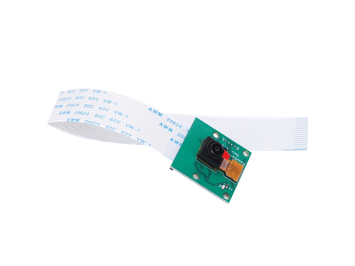 Módulo De Cámara Verde Para Raspberry Pi 4 3b 5mp 1080p Cable 15cm Hbvrpi1508g V11