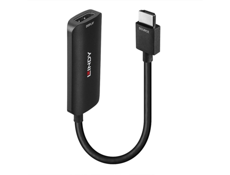 Adaptador DisplayPort a HDMI LINDY 38327 Negro