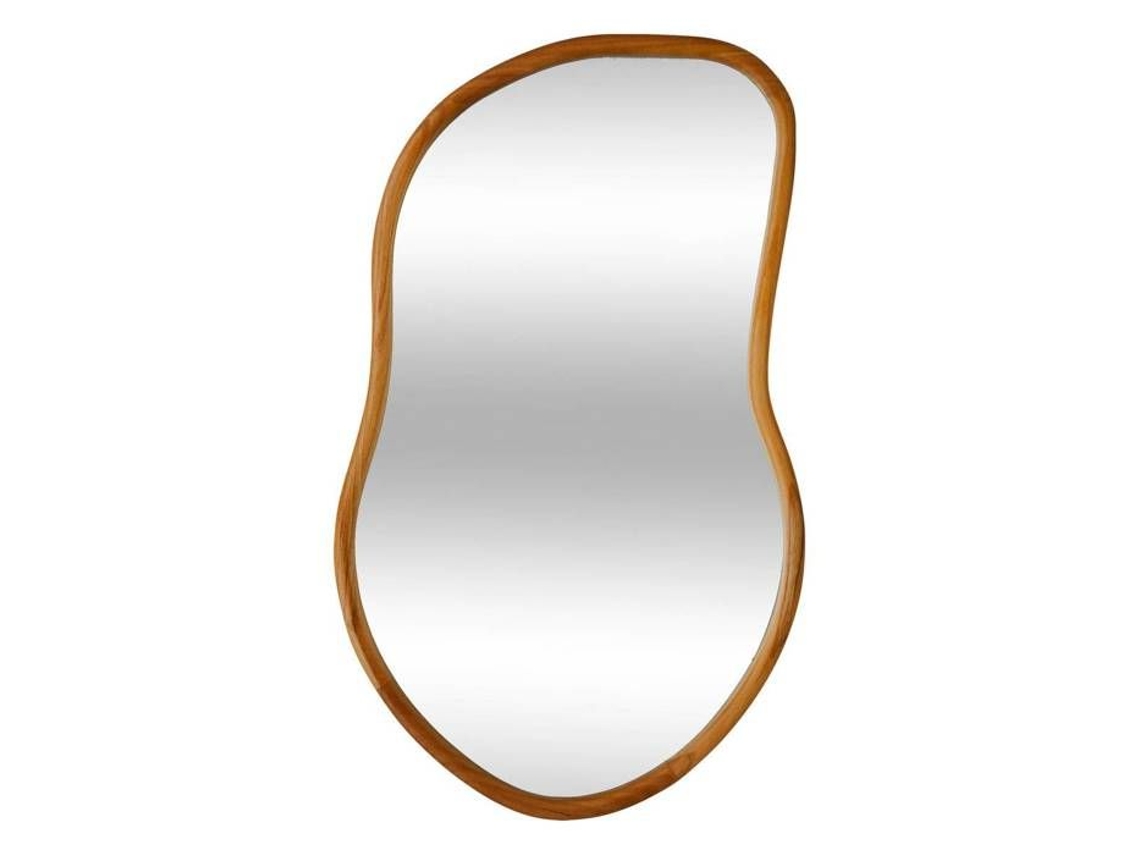 Espejo de madera Livia 45x75cm Beige Atmosphera Interior Designer