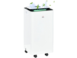 Deshumidificador eléctrico, capacidad 12 l/día, potencia 210 W, 5 modos, blanco OEM