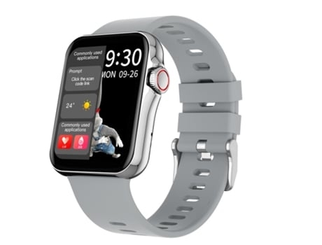 Smartwatches 1 7 Cardiofrequencimetro Gris Plata AUJEZON