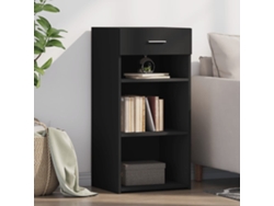 Aparador Madera De Ingeniería Negro 45x42,5x93 Cm