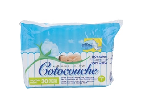 Pañal de Algodón Edad 1 30 Pañales COTOCOUCHE