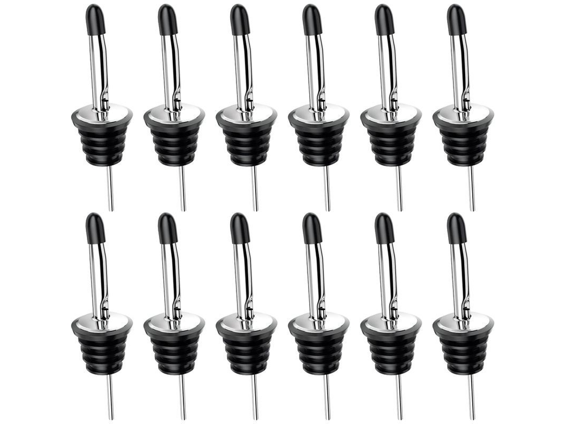 Vertedor de acero inoxidable, 12 piezas, sin marca