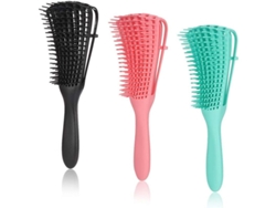 3 Peines Desenredantes Para Cabello Afro Texturizado 3a-4c Rizado Y Ondulado, Para Uso En Seco O Mojado.