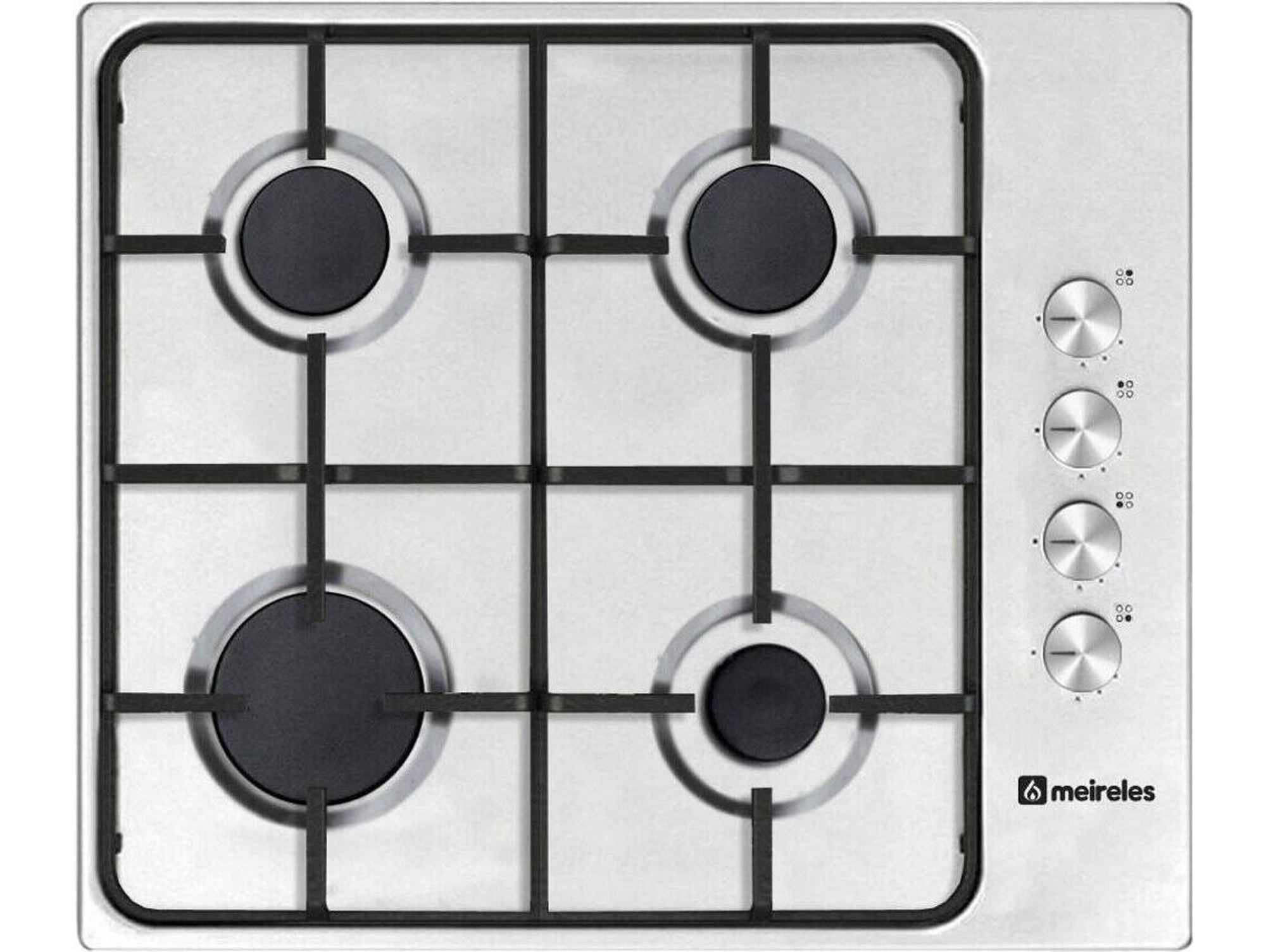 Placa de Gas MEIRELES MG 3641 X NAT (Gas Natural - 585 cm - Inox)