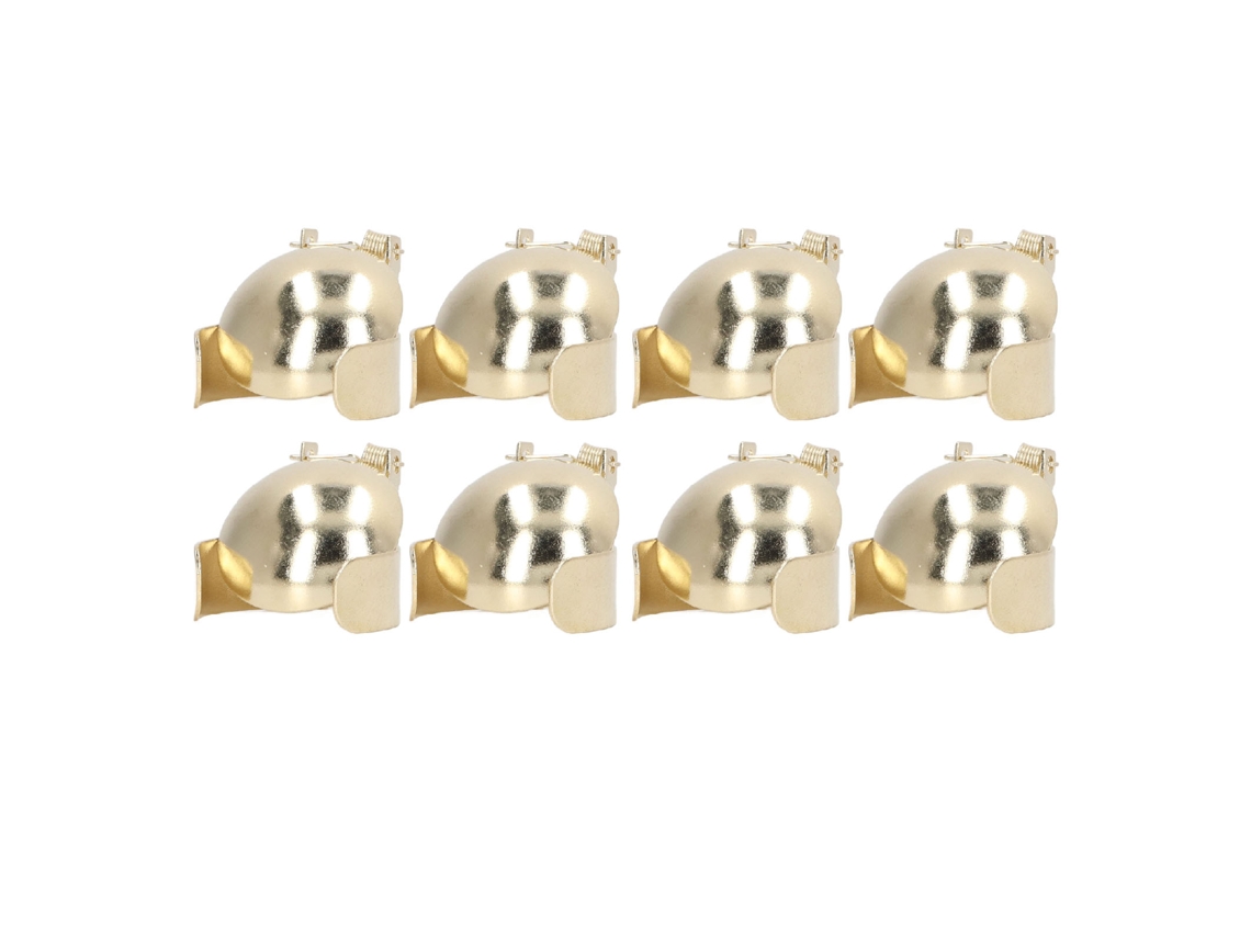 8 Piezas Extintor Automático De Velas Con Clip Dorado Y Mecha De Metal Decoración Práctica Para Incendios