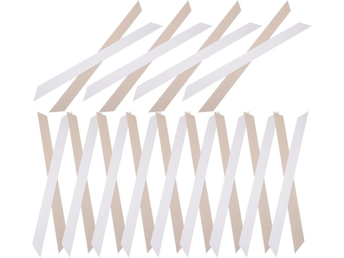 Ciieeo 200 Piezas De Bandas De Papel Blanco Para Cuellos De Camisas De Hombre - Soporte Y Mantenimiento De La Forma