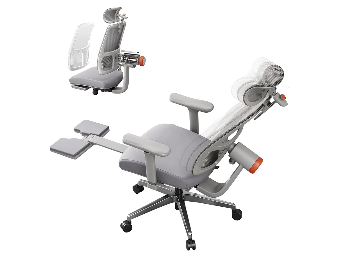 Silla ergonómica, respaldo autoajustable, reposapiés ajustable, Magic Neutral H Gpro OEM