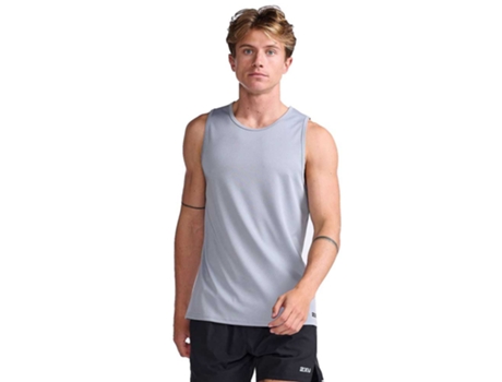 Camiseta sin Mangas de Hombre para Running 2XU Aero Morado (M)