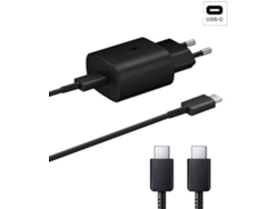 KIT Base Cargador, Cable de Carga Fast Charger Phonecare para Samsung Galaxy A52s 5G (45W - USB-C - Negro)