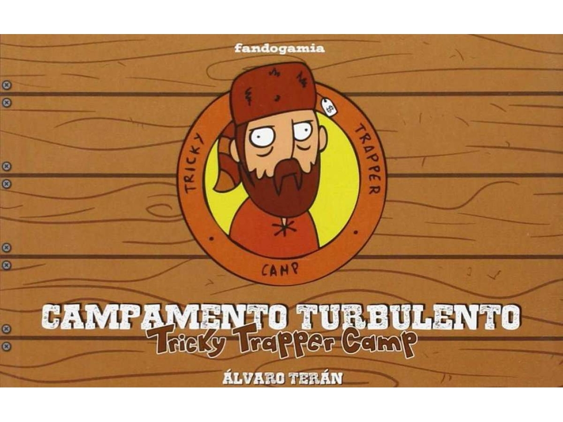 Libro Campamento Turbulento Tricky Trapper Camp de Alberto Teran (Español)
