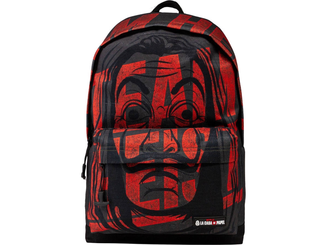 Mochila LA CASA DE PAPEL Heist Freetime HS 1.1 (Rojo - 32x43x20cm)