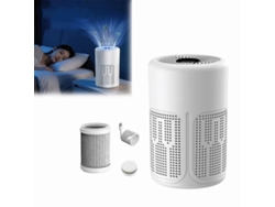 Purificador De Aire Para El Hogar, Cable Usb + 1 Filtro Y 1 Pastilla Aromática, Blanco Czhhmart
