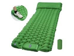 Esterilla de camping ligera y portátil Digitallab, 200 x 70 x 7 cm (verde militar)