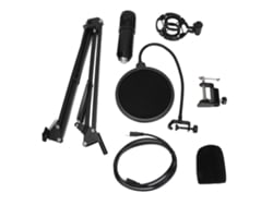 Kit De Micrófono Usb Profesional Con Soporte Para Videojuegos, Grabación Doméstica Y Estudios De Radio.
