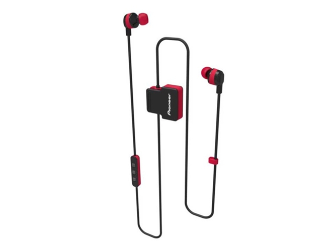 Auriculares Bluetooth PIONEER SE-CL5BT (In ear - Micrófono - Atiende llamadas - Rojo) — In Ear | Micrófono | Responde llamadas