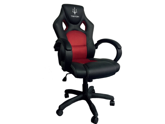Silla Gaming ATLANTIS LAND Triton A1 P050-A1-BR Negro y Rojo