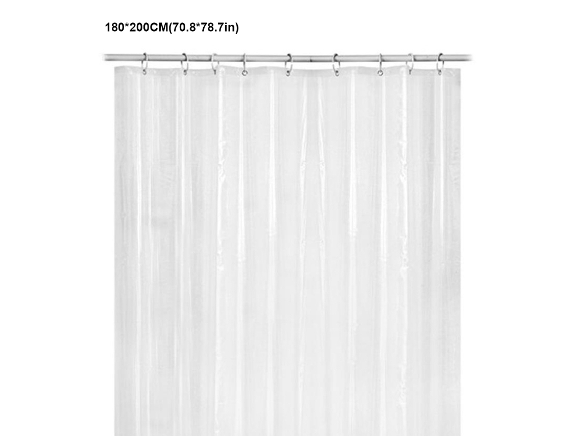 Forro de cortina de ducha de PEVA transparente resistente al moho e impermeable