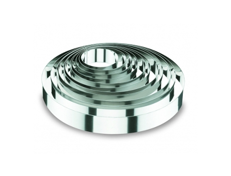 Anillo redondo de acero inoxidable para tartas LACOR 18/10 - 7X6 cm