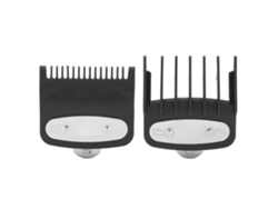 2pcs Juego De Peines Guía Negros Accesorios Para Cortar Pelo Piezas De Repuesto Para Tijeras De Corte