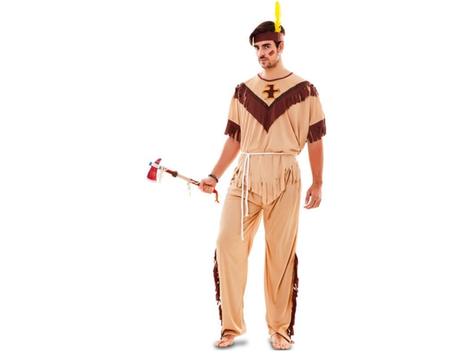 Disfraz de Hombre DISFRAZZES Indio Tótem (Talla: S)