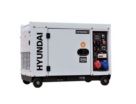 Hyundai Dhy8600Se-T Generador Diésel Insonorizado Full Power HYUNDAI