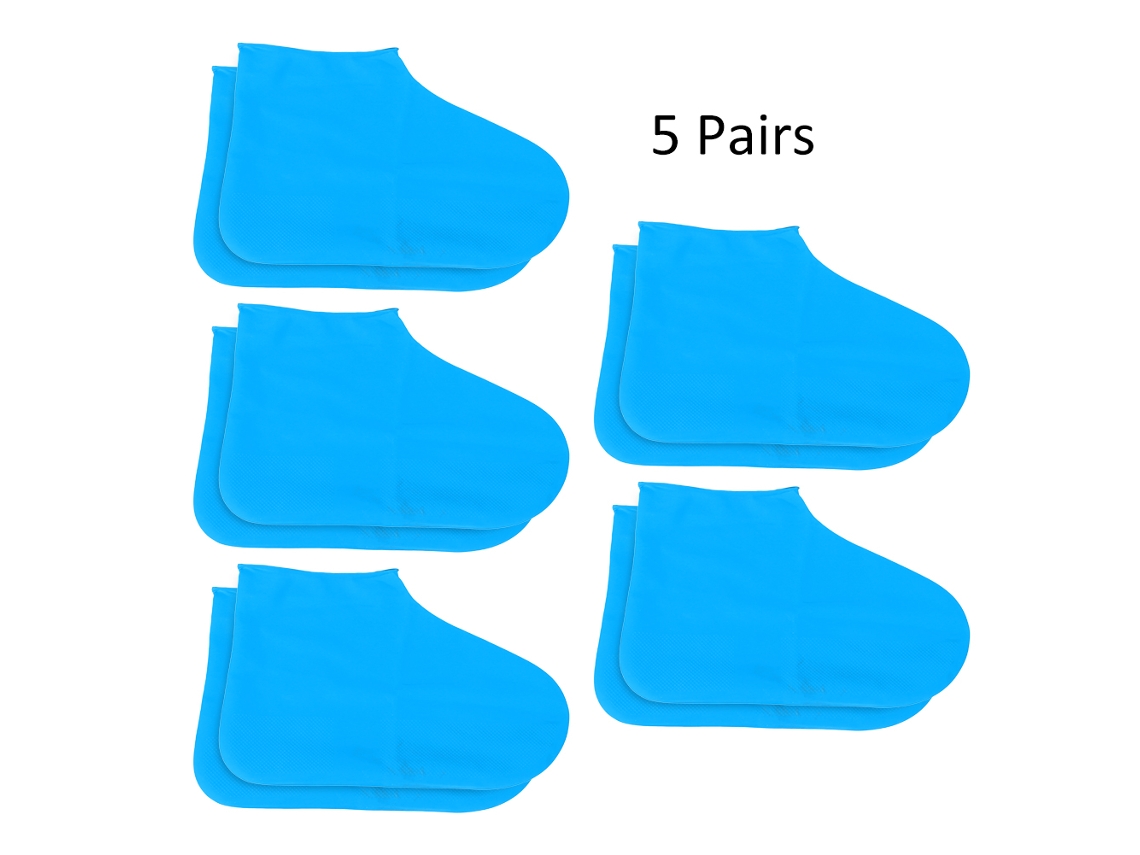 10 Pcs Fundas Para Zapatos Desechables Impermeables Anti-deslizantes Resistentes A Polvo Para Uso Exterior