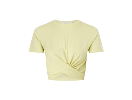 Camiseta CALVIN KLEIN (S - Amarillo)