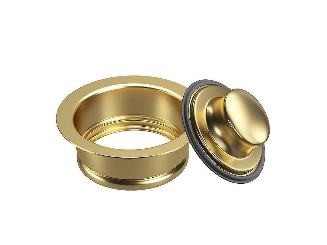 Anillo y tapón de triturador de basura de ajuste universal para fregadero, compatible con desagüe estándar de 3 1/2 pulgadas