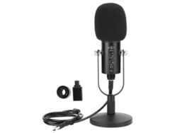 Microfone Condensador Bm86 Para Estúdio Gravação Ktv Áudio Hifi Claro Com Usb Para Computador