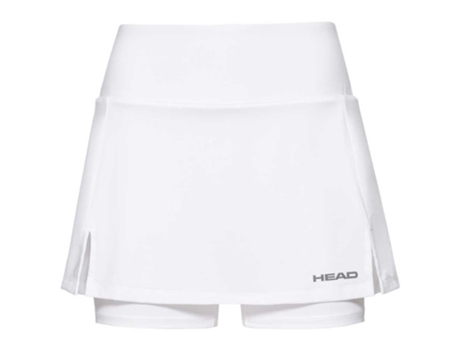 Falda para Mujer HEAD RACKET Club Basic Blanco para Tenis (M)