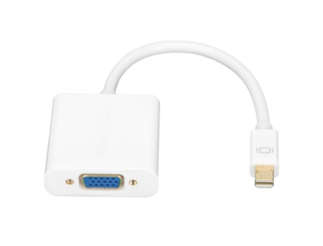 Adaptador Mini DisplayPort a VGA Adaptador Mini DP a VGA totalmente compatible para televisores Monitores Proyectores Monitores ZMDECQNA