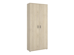 Armario Multiusos 2 Puertas + Escobero Fit Natural MIRAKEMUEBLE 190x78x35cm