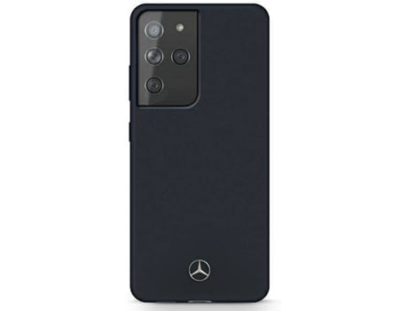 Carcasa Samsung Galaxy S21 Ultra MERCEDES Silicona Azul