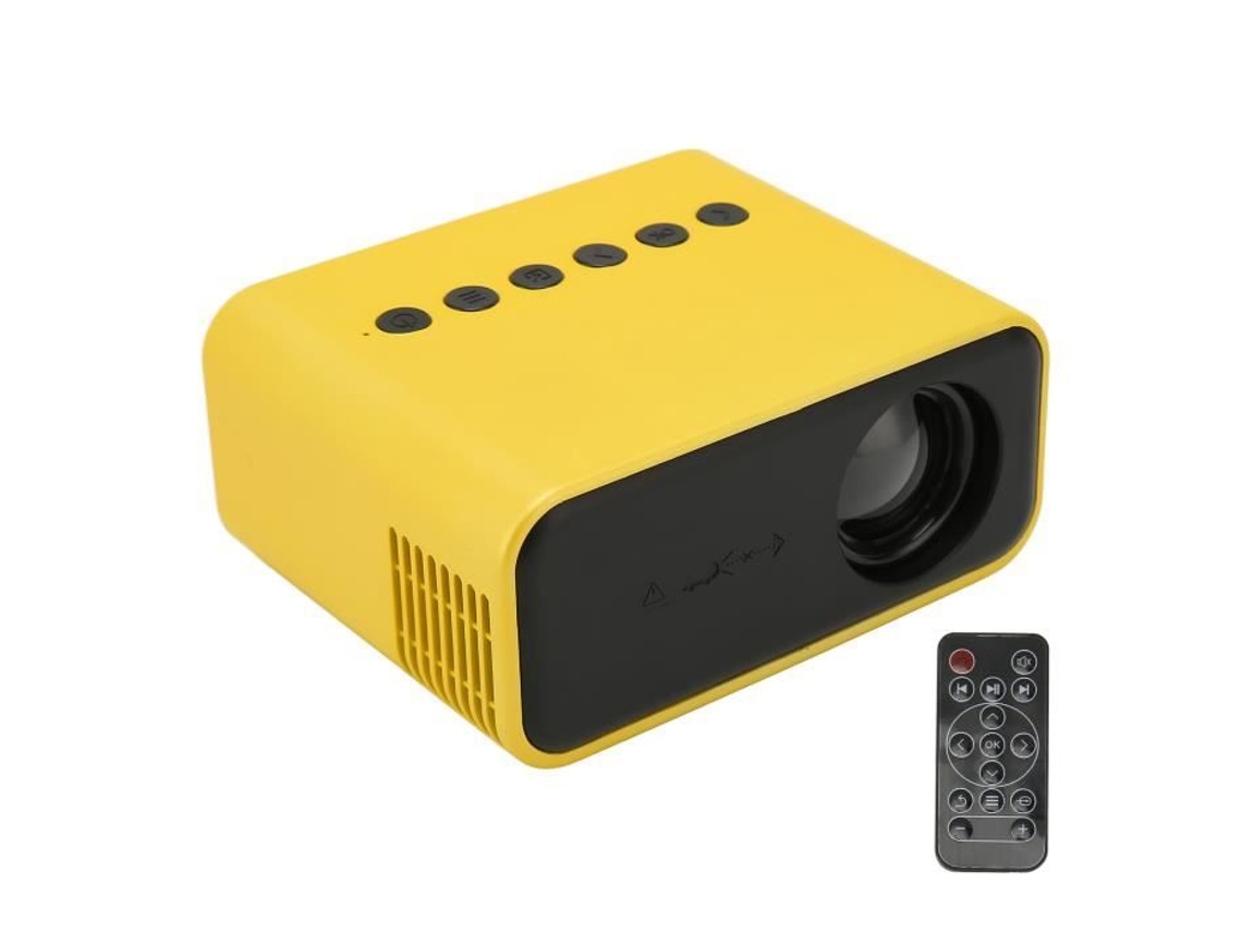 Miniproyector de Proyector de Película al Aire Libre HURRISE Compatible con Full HD 1080P Proyector de Vídeo Enchufe de la UE 100-240V