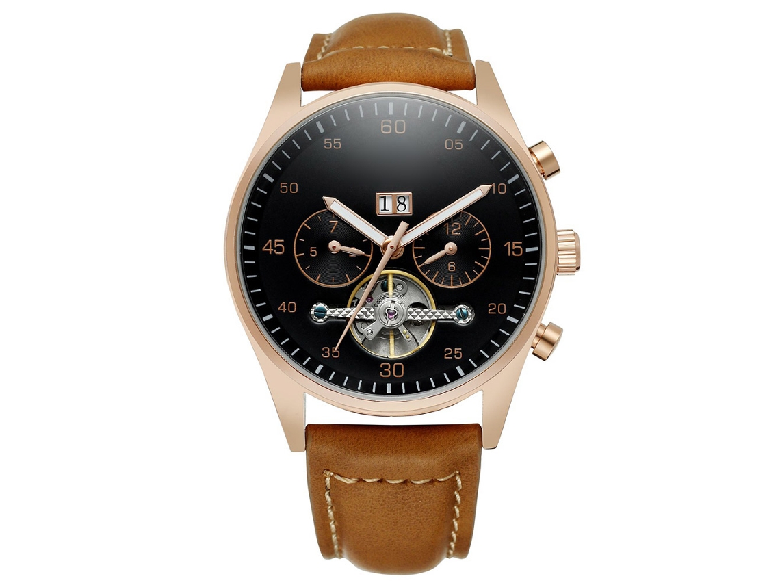 Reloj De Pulsera Para Hombre Forsining, Movimiento Mecánico Automático, Resistente Al Agua, A La Moda.