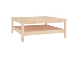 Mesa de centro 100x100x40 cm Madera de pino macizo MAISON EXCLUSIVE