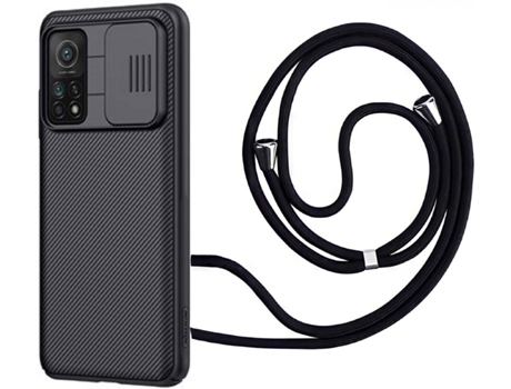 Funda Xiaomi Mi 10T Camshield con Collar Negro