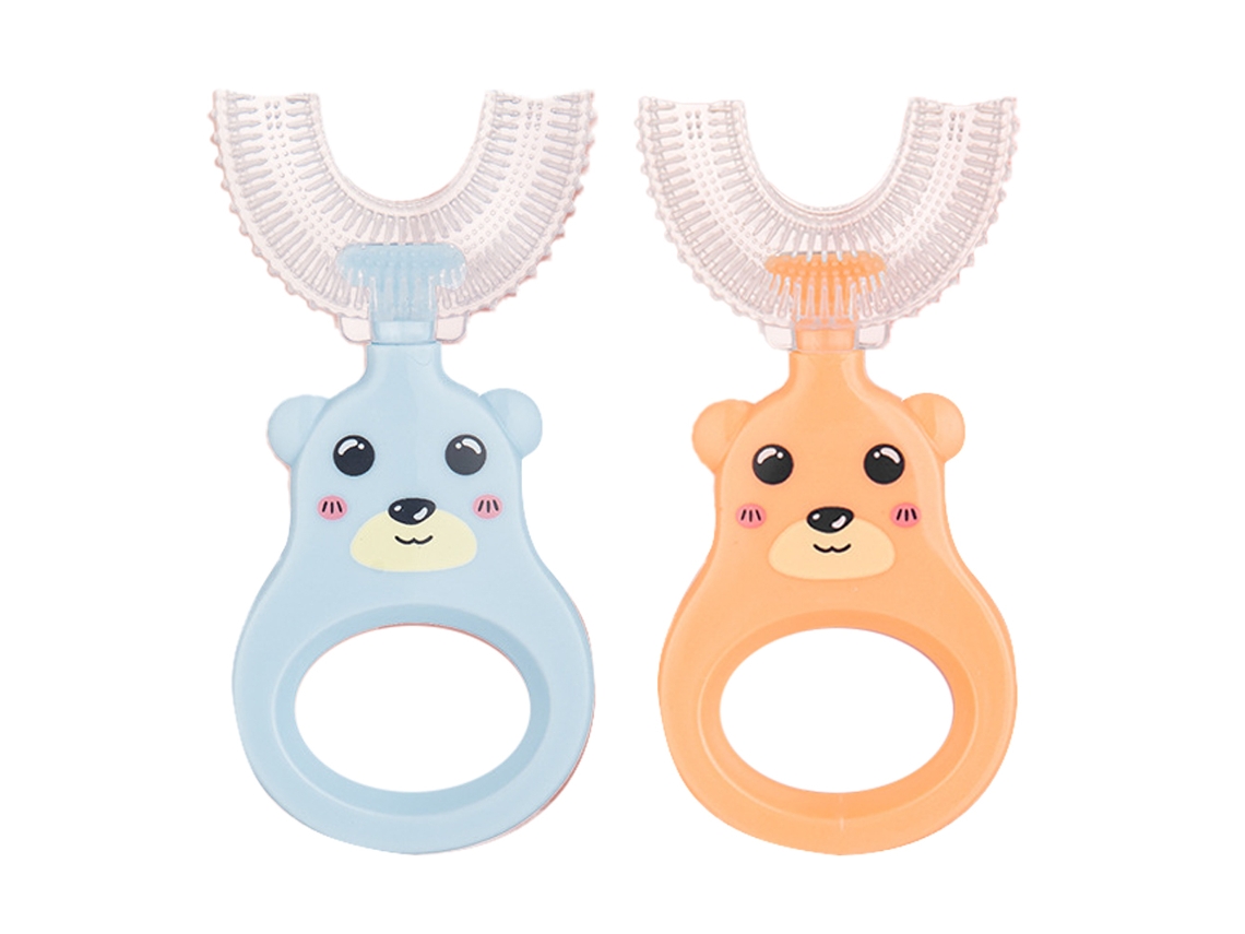 Cepillo de dientes en forma de U para niños 2 PCS - Cepillo de dientes para niños pequeños (multi)