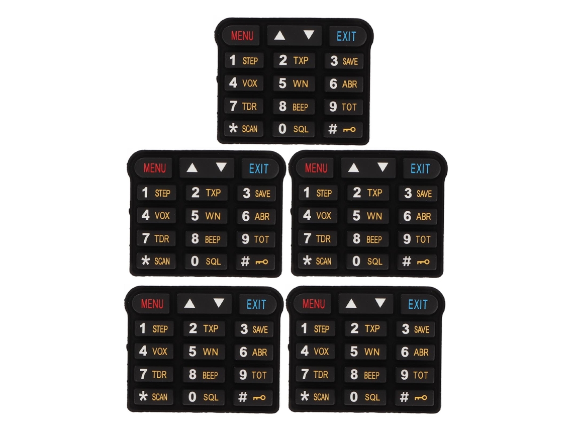 Teclado de silicona para radio (reparación y reemplazo)