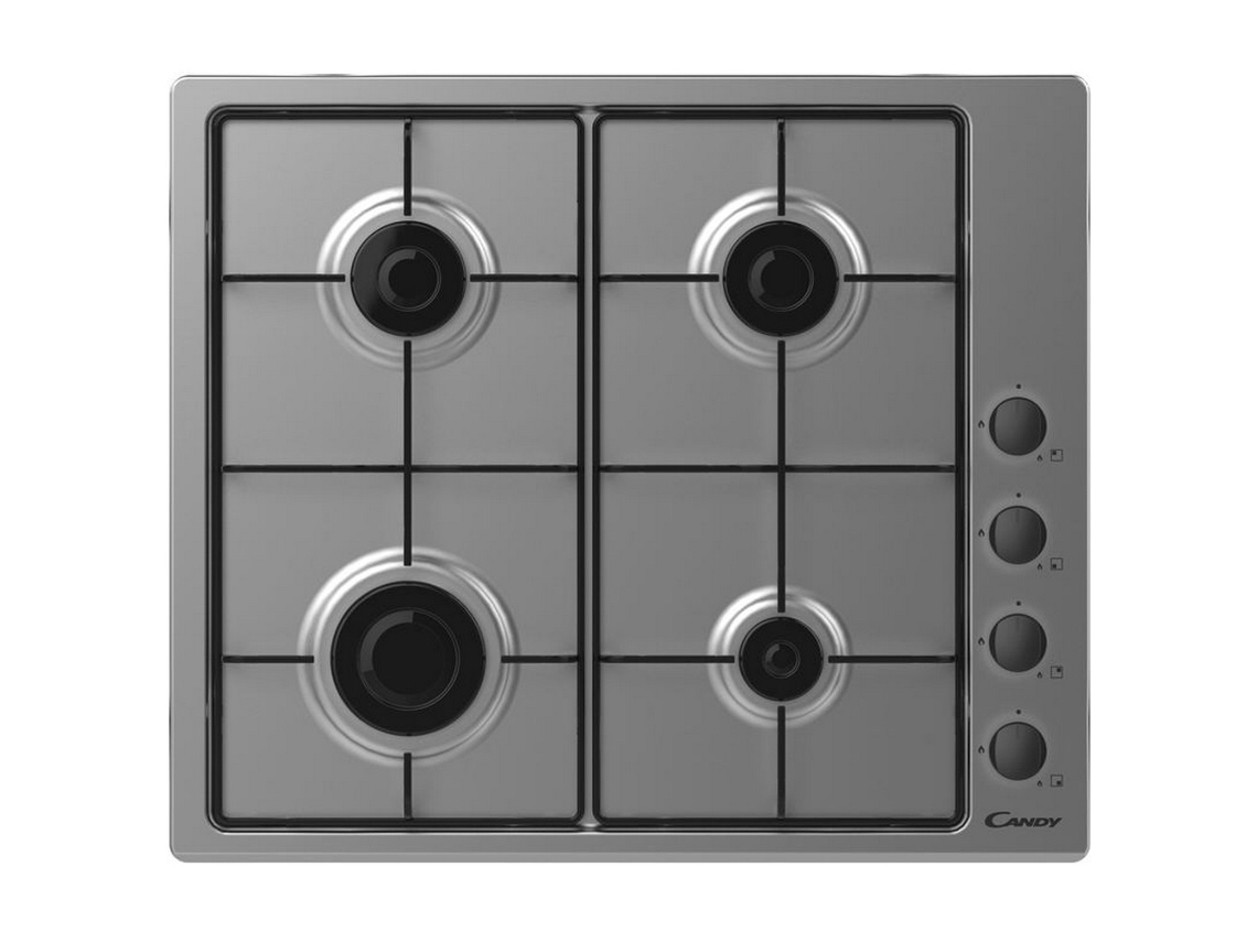 Placa de gas 60cm 4 fuegos gris CHW640LXB - CANDY