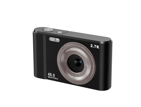 Cámara digital Grabación en casa HD Full HD 2.7K 48Mp 16X Negro Sin tarjeta