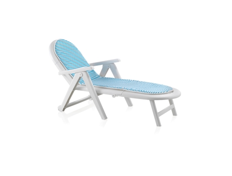 Playa finstock tumbona caiman 84x74x19 cm con cojin blanca 42800