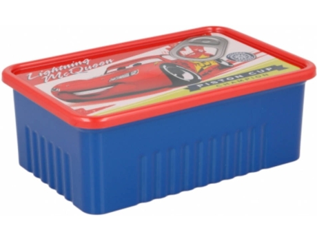 Lonchera CARS (Azul - Plástico - 5 x 14 x 9 cm)